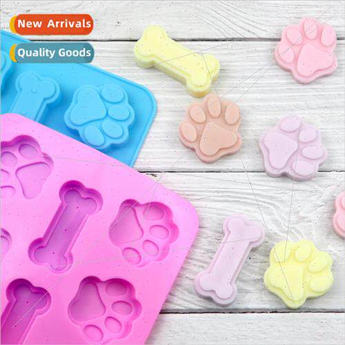 Dube licone Cake Mould Dog Bone Cake Mould Dog Footprint Cak