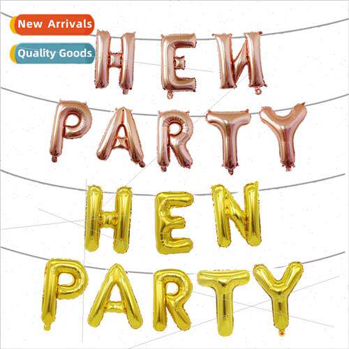 Europe bachelorette party venue decoration letter balloon ro