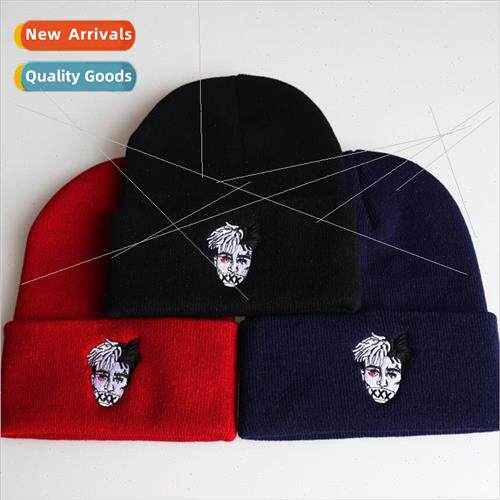 xxxtentacion U.S. rapper embroidered kn cap fall winter ski