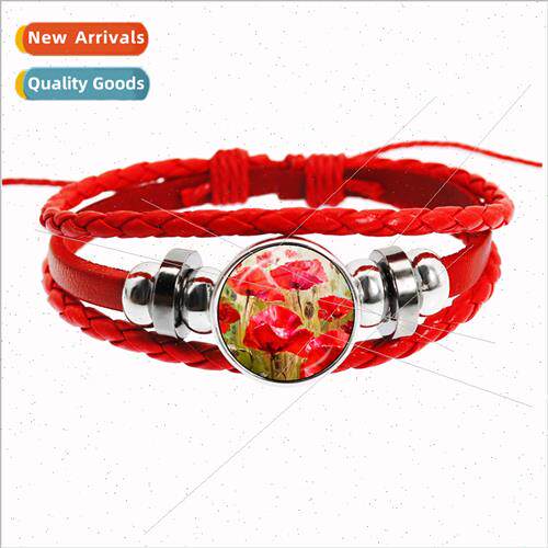 Accessories Red Poppy Girl Time Gemstone Bracelet Girl Rose
