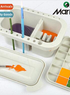 ThreePCS multifunctional paint brush wash bucket palette buc