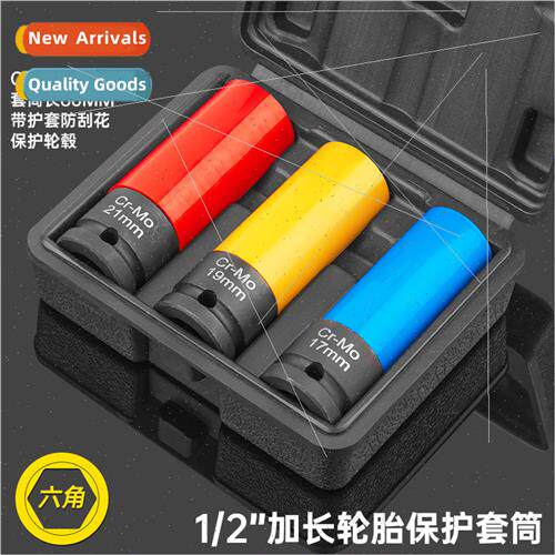 1/2 Pneumatic Extended Tire Screw Air Can Sleeve Protect Whe