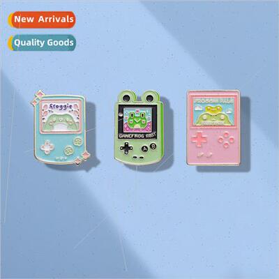 Creative colourful game console shape exquise corsage jewell