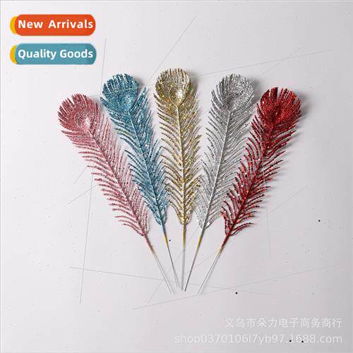 Christmas series gold dust leaves festival decoration simula