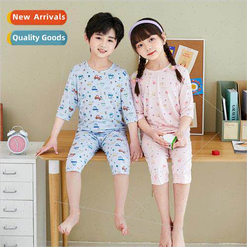 23 children summer thin seven-minute sleeve su boys girls ca