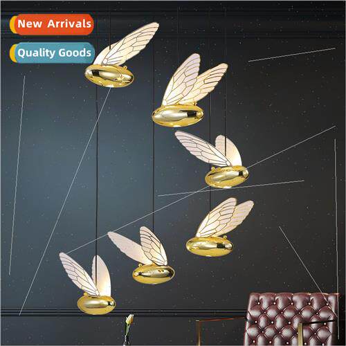 Modern minimalist living room gold bee designer creative mod