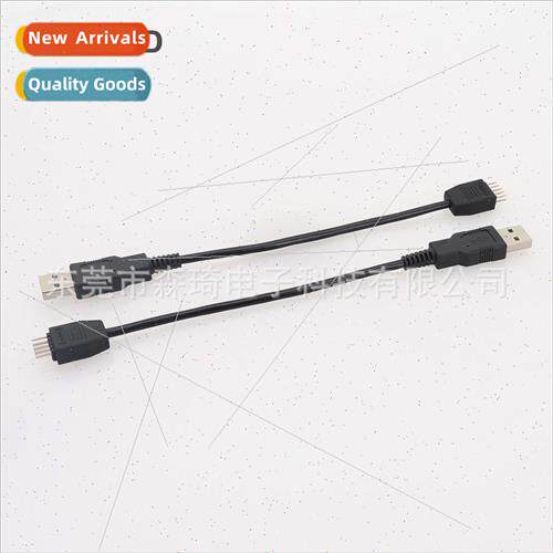 New USB cable single USB male to 9 pin usb connection adapte
