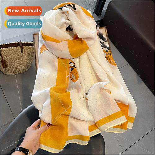 Retro printing fashion  silk scarf female scarf summer new a