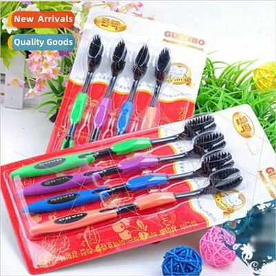Nano Toothbrush Black Bamboo Charcoal Toothbrush Korea Black