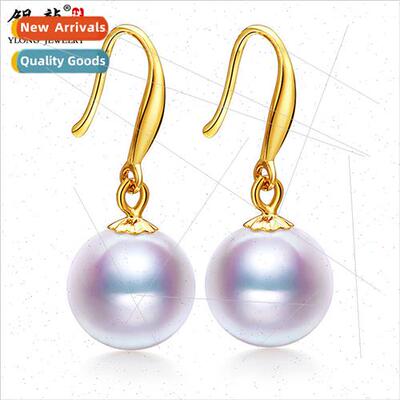 Gold earrings earrings square round strong rose gold earring