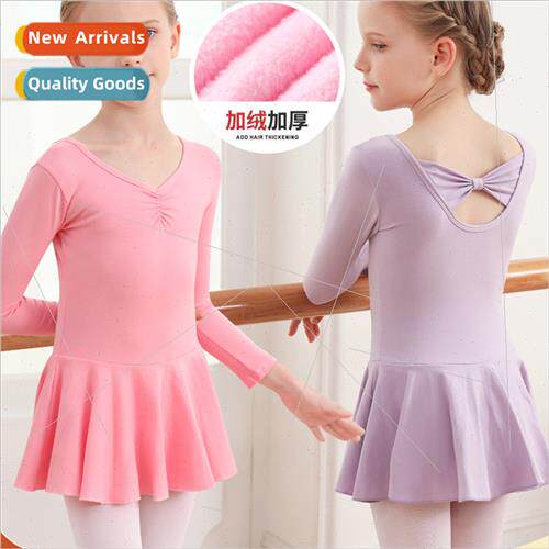 Childrens dance costumes fall and winter padded and thickene