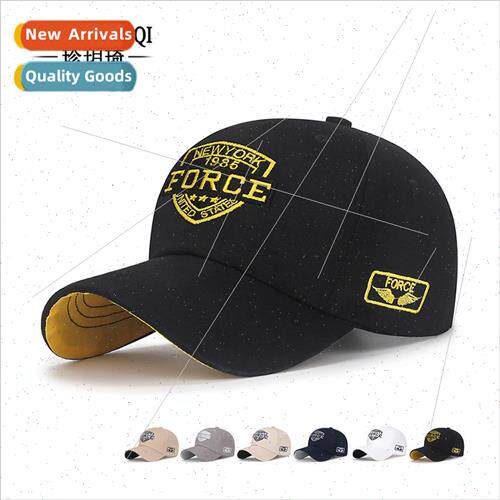 Spring summer new soft top cotton baseball cap youth set fas