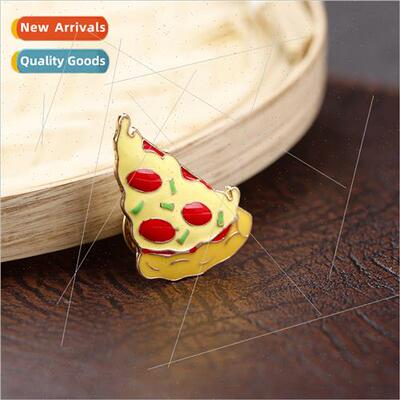 brooch creative cartoon fun pizza oil drop brooch wh accesso