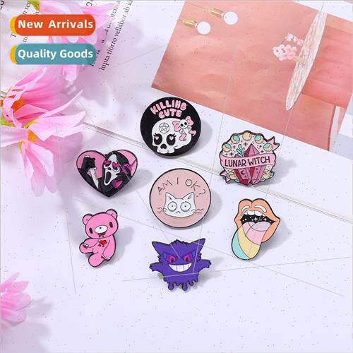 Europe Uned States new skull horror love pink mouth bear all