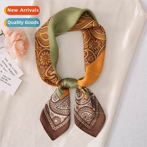 22 new 70cm simulation silk scarf ins Europe Uned States sil