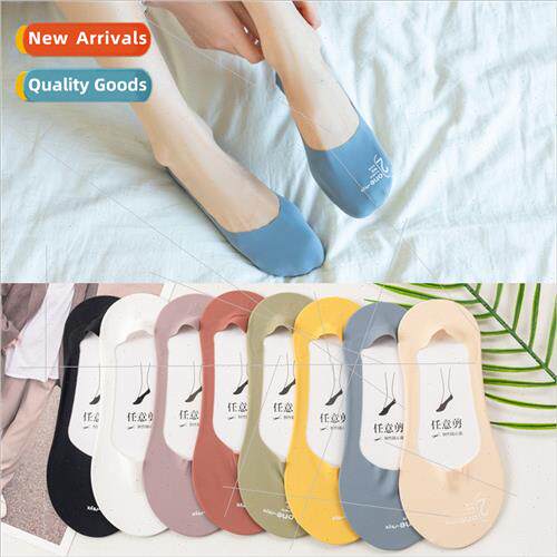 Boat socks women simple printing summer new boat socks cotto