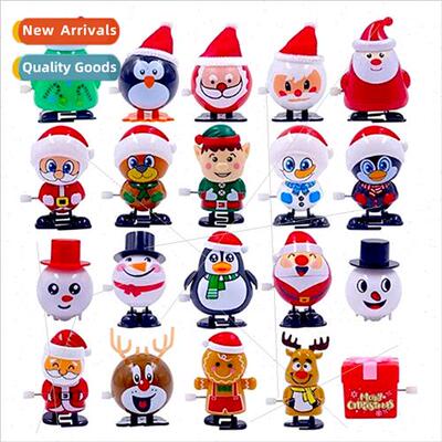 Christmas  Clockwork Santa Claus Snowman Elk Jumping Penguin