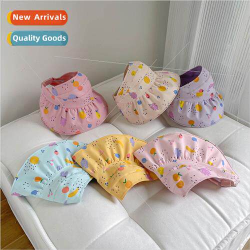 Spring summer  children sunscreen hollow top hat cute baby U