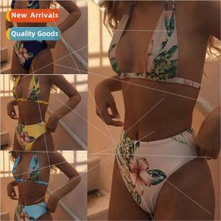 Printed Bikini High Spl i2018A74 Waist Posioning