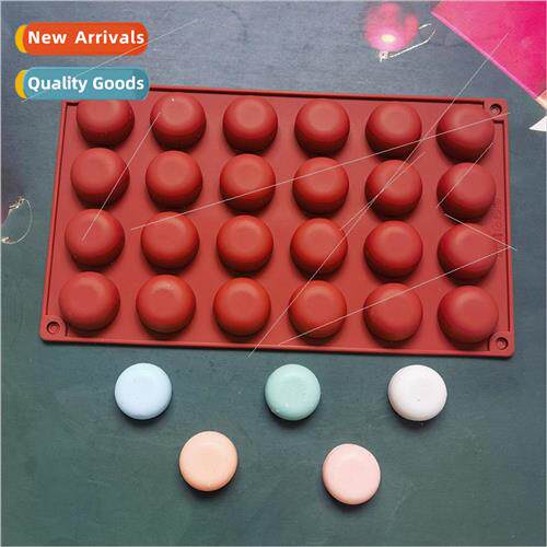 24 flat bottomed semi-circular 136 chocolate biscu mold cake