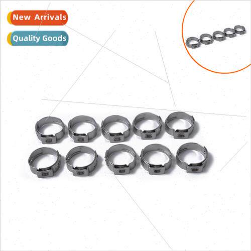 10pcs 15.0-17.5MM Stainless single lug electrodeless clamp F