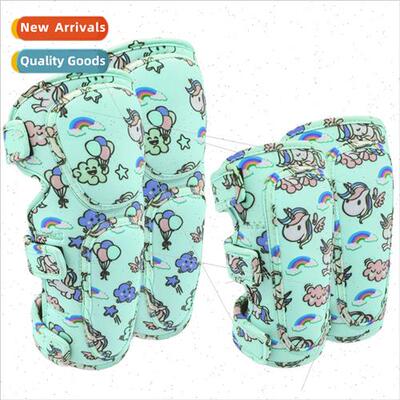 Childrens soft protective gear skateboarding leg pads knee p