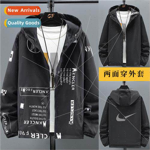 Jacket Men 2021 Spring Autumn Korea Jacket Men Barbs black w