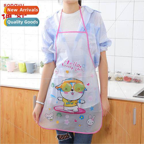 Cute pvc waterprooil-proprincess lady apron Korea  fashion k