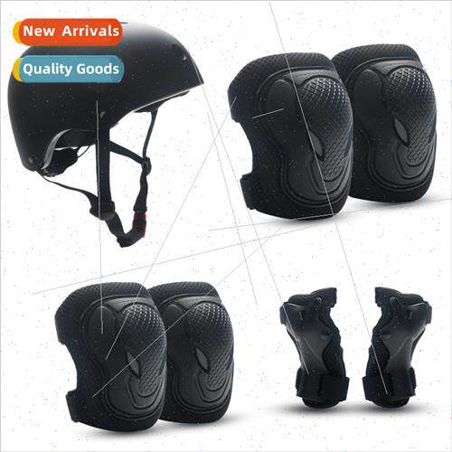 Adult childrens roller skateboard protective gear riding hel