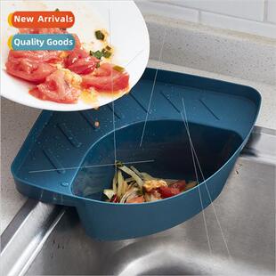 waste food basket sink shelf Kchen draining triangle