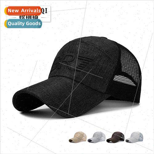 Summer extended brim sun hat outdoor sports leisure linen me