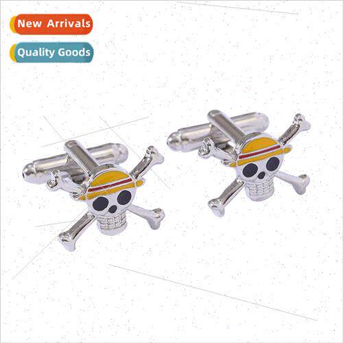 Pirate King cufflinks cap skull men French cufflinks Cufflin