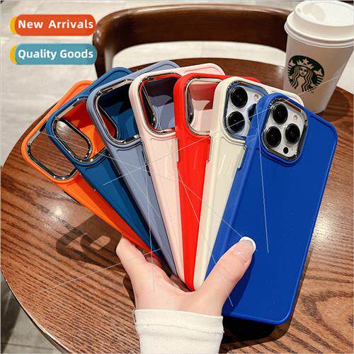 适用Apple 15Promax Skin Sense Plating Eye Protection Phone C
