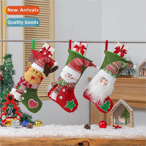 Christmas elderly gift socks large gift bags Nordic hanging