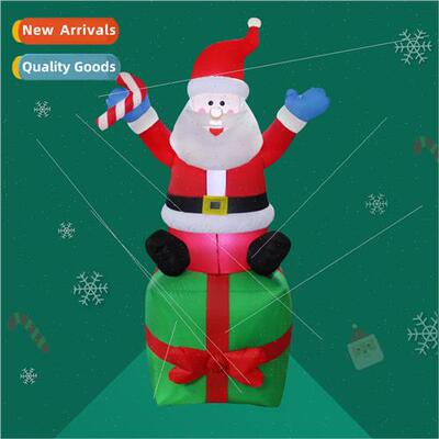New inflatable Santa Claus lights air model Christmas decora
