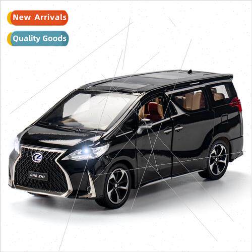 Foam box simulation business car model Lexus LM300 alloy boo