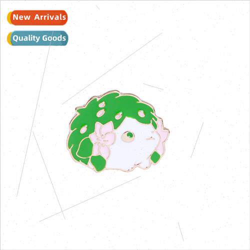 2021 new jewelry cartoon cute hedgehog small animal brooch c