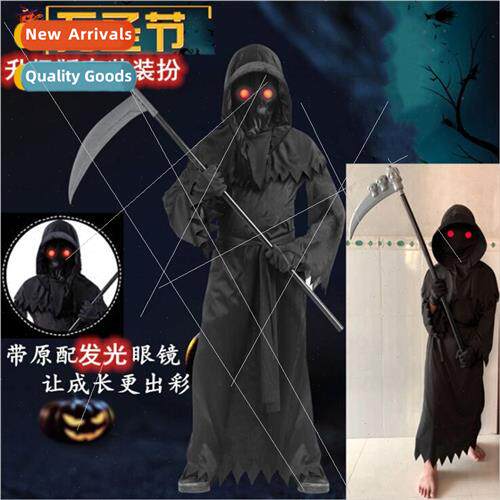 Halloween Kids Costumes Boys Grim Reaper Vampire Clothes Hor