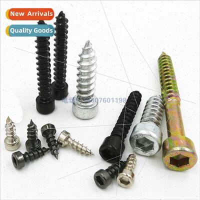Hexagon socket self-tapping screws black nickel plated Grade