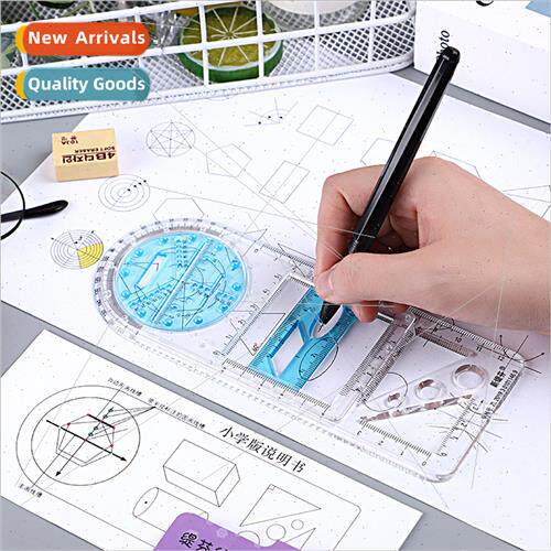 Multifunctional activity drawing ruler适用elementary school