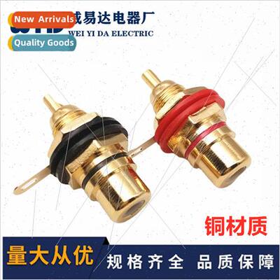 RCA female chassis connectors copper core gold plated AV Lot