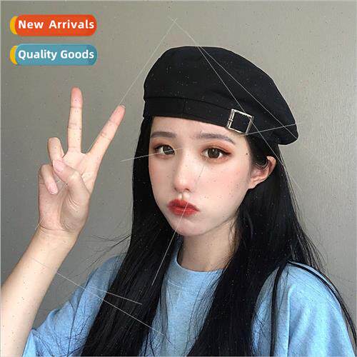 al new beret female spring summer Japanese hundred wh octago