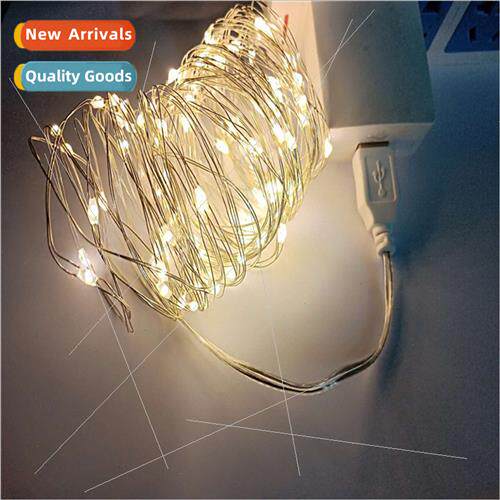 USB copper wire lights led copper wire string lights room de