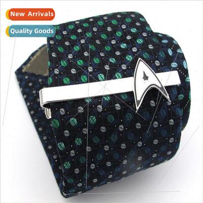 Marvel superhero series star k tie clip men jewelry