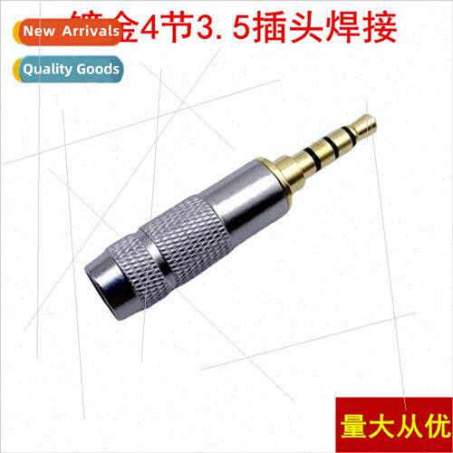 3.5 four sections wh mark audio plug soldering cell phone he