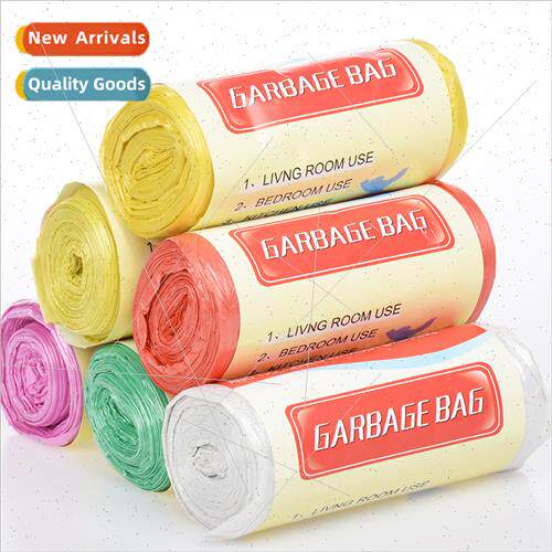 Disposable Plastic Garbage Bags Various s Colorful Black Thi