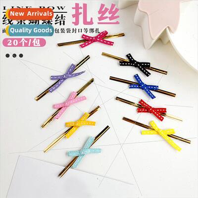 Baking Packaging ne Bow Tie Wire Seal Lollipop Ties Cookie B