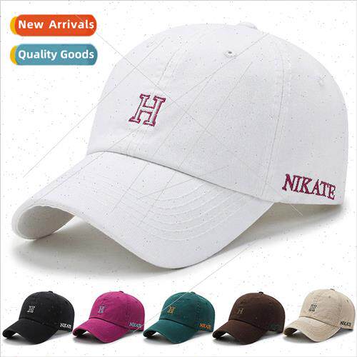 Spring Autumn new hat embroidery washed cloth baseball cap f