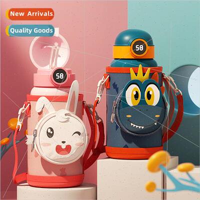 box  intelligent children thermal  cup 316 stainless steel a