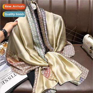 fashion scarf women New decorative silk shirt nec simulation